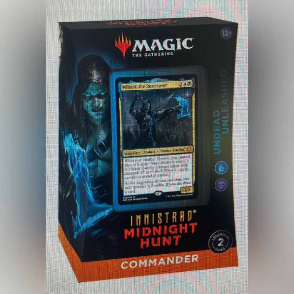 Magic: The Gathering Innistrad Midnight Hunt commander deck opened never played